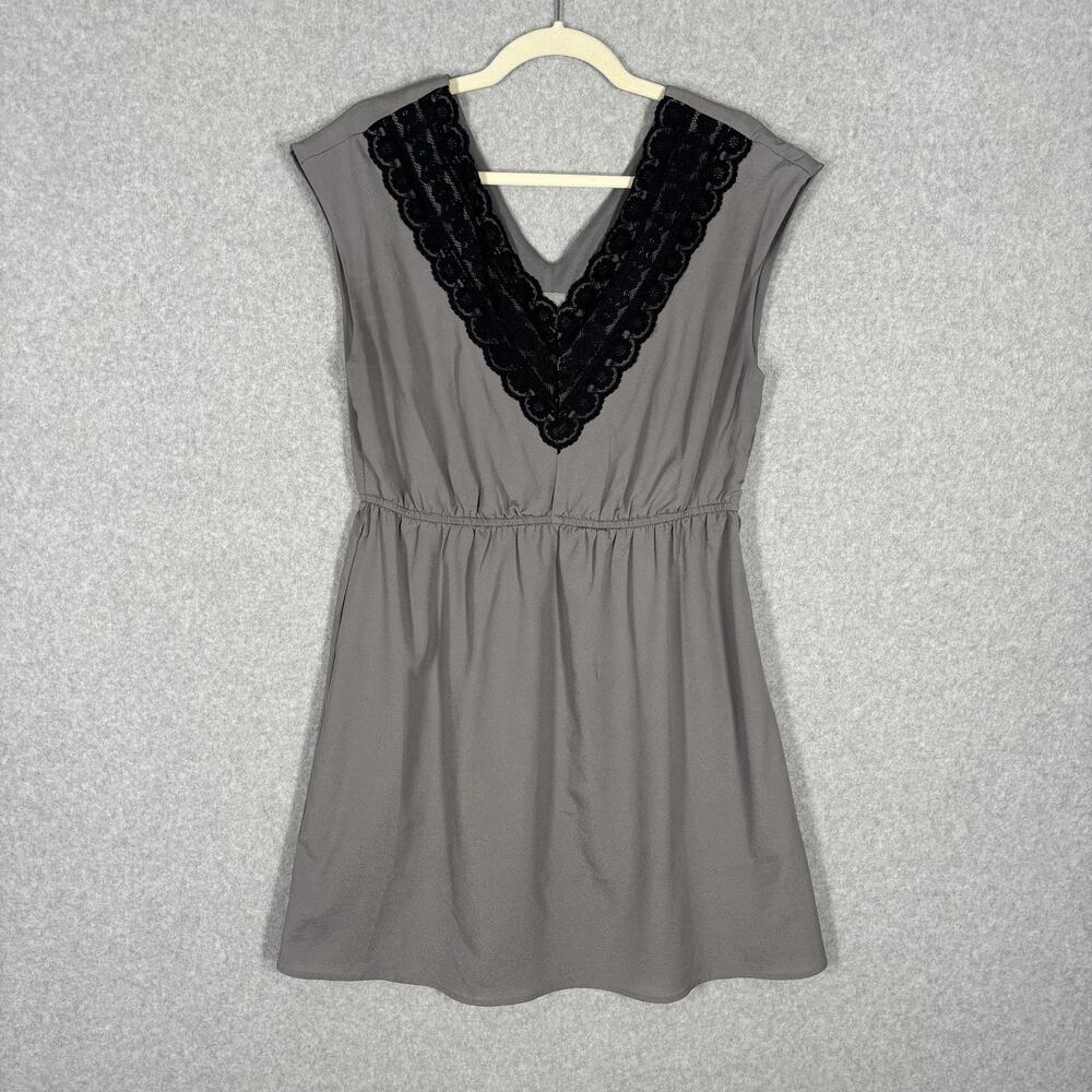Vintage 90s Vanity Babydoll Dress Large Lace Trim Coquette Feminine Whimsigoth